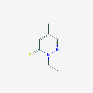 molecular formula C7H10N2S B13221929 2-Ethyl-5-methyl-2,3-dihydropyridazine-3-thione 