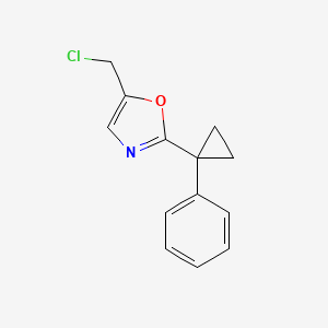 5-(Chloromethyl)-2-(1-phenylcyclopropyl)-1,3-oxazole