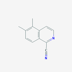 5,6-Dimethylisoquinoline-1-carbonitrile