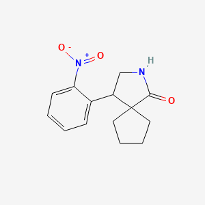 4-(2-Nitrophenyl)-2-azaspiro[4.4]nonan-1-one