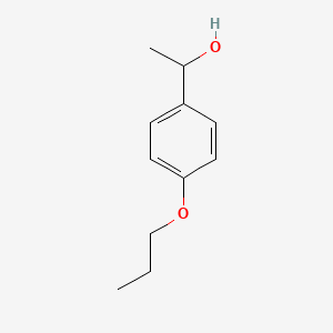 molecular formula C11H16O2 B13222001 1-(4-Propoxyphenyl)ethanol 