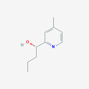 (1S)-1-(4-methylpyridin-2-yl)butan-1-ol