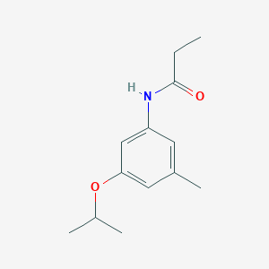 N-[3-Methyl-5-(propan-2-yloxy)phenyl]propanamide