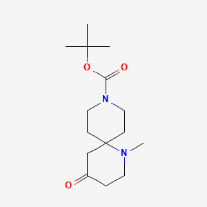 Tert-butyl 1-methyl-4-oxo-1,9-diazaspiro[5.5]undecane-9-carboxylate