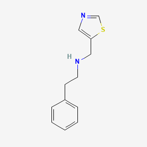 (2-Phenylethyl)(1,3-thiazol-5-ylmethyl)amine