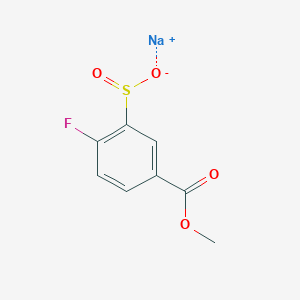 Sodium 2-fluoro-5-(methoxycarbonyl)benzene-1-sulfinate