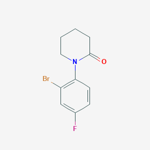 1-(2-Bromo-4-fluorophenyl)piperidin-2-one