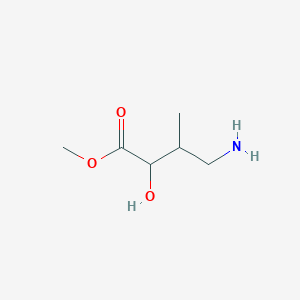 Methyl 4-amino-2-hydroxy-3-methylbutanoate