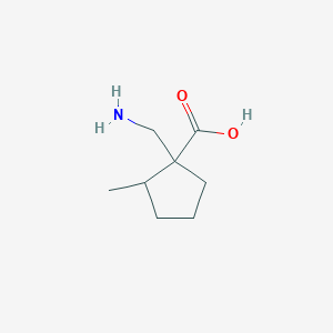 1-(Aminomethyl)-2-methylcyclopentane-1-carboxylic acid