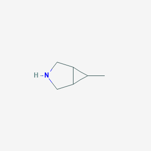 molecular formula C6H11N B13222283 6-Methyl-3-azabicyclo[3.1.0]hexane 