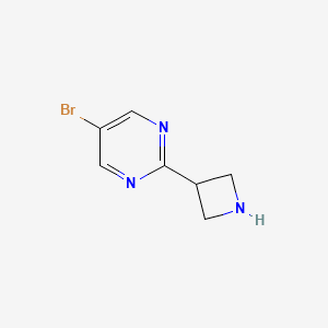 2-(Azetidin-3-yl)-5-bromopyrimidine