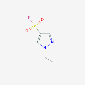 molecular formula C5H7FN2O2S B13222331 1-Ethyl-1H-pyrazole-4-sulfonyl fluoride 