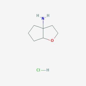 Hexahydro-2H-cyclopenta[b]furan-3a-amine hydrochloride