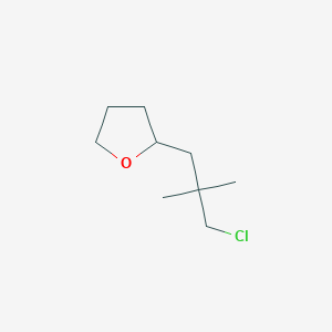 2-(3-Chloro-2,2-dimethylpropyl)oxolane