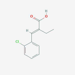 (2E)-2-[(2-chlorophenyl)methylidene]butanoic acid