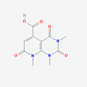 B1322252 1,3,8-Trimethyl-2,4,7-trioxo-1,2,3,4,7,8-hexahydropyrido[2,3-d]pyrimidine-5-carboxylic acid CAS No. 950275-73-7