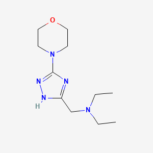 Diethyl({[3-(morpholin-4-yl)-1H-1,2,4-triazol-5-yl]methyl})amine