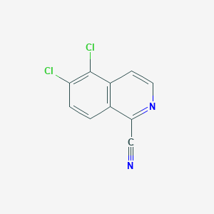 5,6-Dichloroisoquinoline-1-carbonitrile