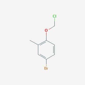 4-Bromo-1-(chloromethoxy)-2-methylbenzene