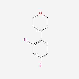 4-(2,4-Difluorophenyl)oxane