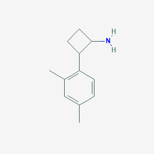 2-(2,4-Dimethylphenyl)cyclobutan-1-amine