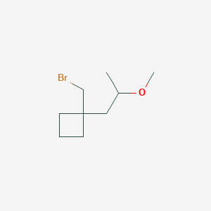 1-(Bromomethyl)-1-(2-methoxypropyl)cyclobutane