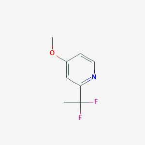 2-(1,1-Difluoroethyl)-4-methoxypyridine