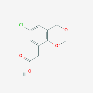 (6-chloro-4H-1,3-benzodioxin-8-yl)acetic acid