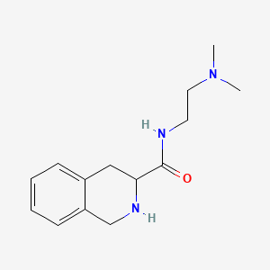 1,2,3,4-Tetrahydro-N-(2-(dimethylamino)ethyl)-3-isoquinolinecarboxamide