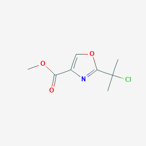 Methyl 2-(2-chloropropan-2-yl)-1,3-oxazole-4-carboxylate