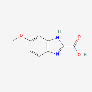 molecular formula C9H8N2O3 B1322285 5-methoxy-1H-benzo[d]imidazole-2-carboxylic acid CAS No. 887572-60-3