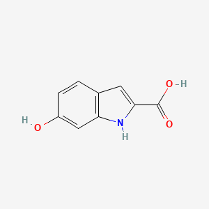 molecular formula C9H7NO3 B1322286 6-Hydroxy-1h-indole-2-carboxylic acid CAS No. 40047-23-2