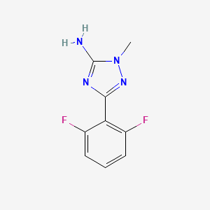 3-(2,6-difluorophenyl)-1-methyl-1H-1,2,4-triazol-5-amine