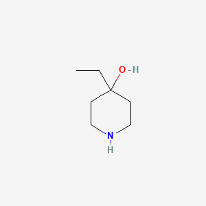 molecular formula C7H15NO B1322292 4-乙基哌啶-4-醇 CAS No. 550369-44-3