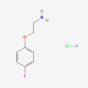 molecular formula C8H11ClFNO B1322294 2-(4-Fluorophenoxy)ethanamine hydrochloride CAS No. 263409-81-0