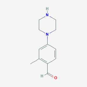 2-Methyl-4-(piperazin-1-YL)benzaldehyde