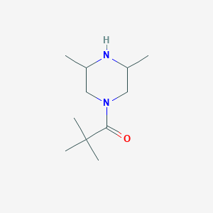 1-(3,5-Dimethylpiperazin-1-yl)-2,2-dimethylpropan-1-one