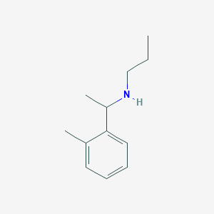 [1-(2-Methylphenyl)ethyl](propyl)amine