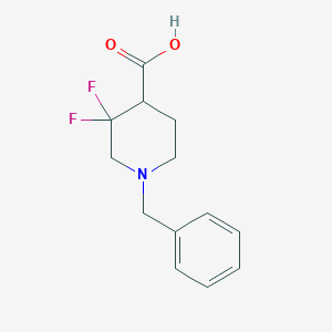 1-Benzyl-3,3-difluoropiperidine-4-carboxylic acid