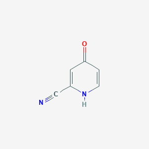 molecular formula C6H4N2O B1322302 4-羟基吡啶甲腈 CAS No. 475057-86-4