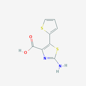 2-Amino-5-(thiophen-2-yl)-1,3-thiazole-4-carboxylic acid