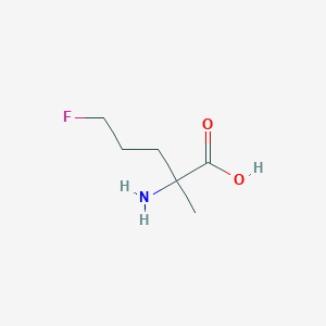 2-Amino-5-fluoro-2-methylpentanoic acid