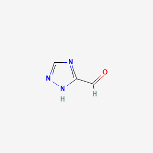 molecular formula C3H3N3O B1322309 1H-1,2,4-triazole-3-carbaldehyde CAS No. 31708-25-5