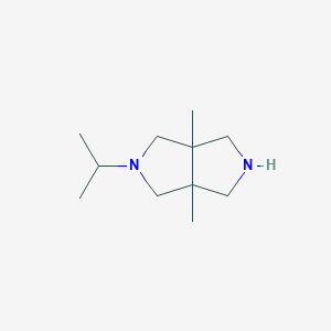 3A,6a-dimethyl-2-(propan-2-yl)-octahydropyrrolo[3,4-c]pyrrole