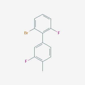 4-(2-Bromo-6-fluorophenyl)-2-fluoro-1-methylbenzene