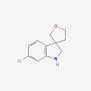 6-Chloro-1,2-dihydrospiro[indole-3,3'-oxolane]