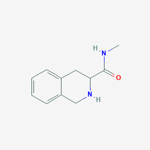 molecular formula C11H14N2O B13223217 N-methyl-1,2,3,4-tetrahydroisoquinoline-3-carboxamide 