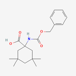 1-{[(Benzyloxy)carbonyl]amino}-3,3,5,5-tetramethylcyclohexane-1-carboxylic acid