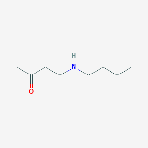 molecular formula C8H17NO B13223296 4-(Butylamino)butan-2-one 