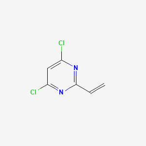 molecular formula C6H4Cl2N2 B1322330 4,6-Dichloro-2-vinylpyrimidine CAS No. 684220-26-6